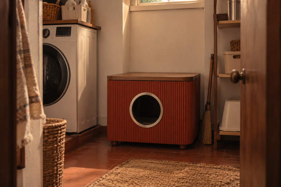 Where the litter box should never go