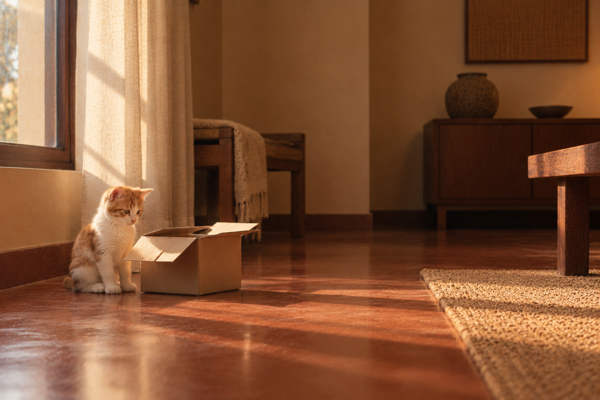 The first week with a kitten